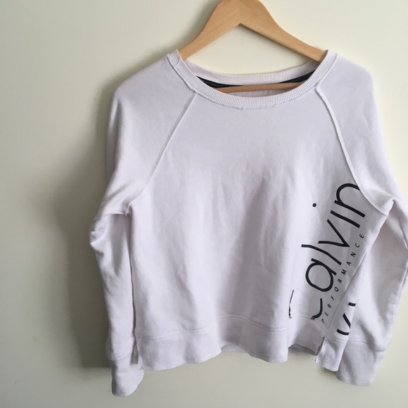 Calvin Klein Tops - Calvin Klein Performance | White Crewneck